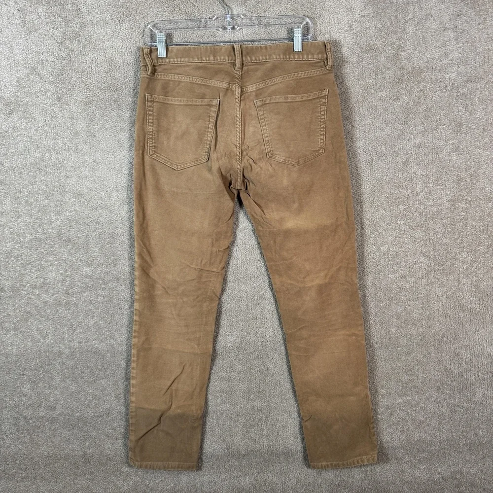 Banana Republic‎ Traveler Jeans Mens 30x28 Brown Slim Tapered Stretch Denim